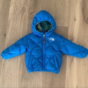 North Face down jacket size 6-12 months
